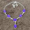 Charoite Gemstone Handmade 925 Sterling Silver Jewelry Necklace 18" KKG-399