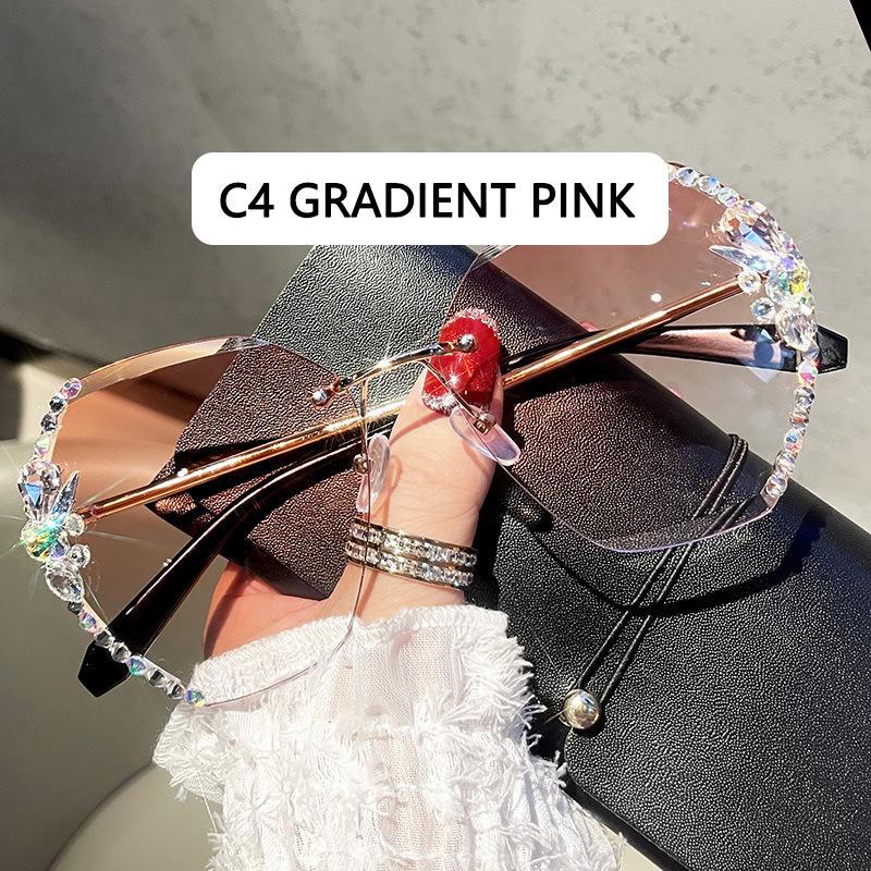 Vintage slnečné okuliare bez obrúčok dámske 2022 luxusný značkový dizajn módne slnečné okuliare s prechodovým zorníkom pánske tienidlá pre ženy