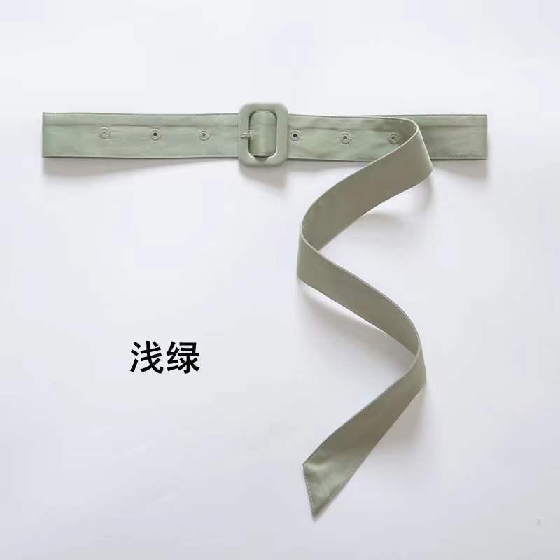 Womens Summer Versatile Fabric Belt With Chic Chiffon For Stylish Pairings Dress