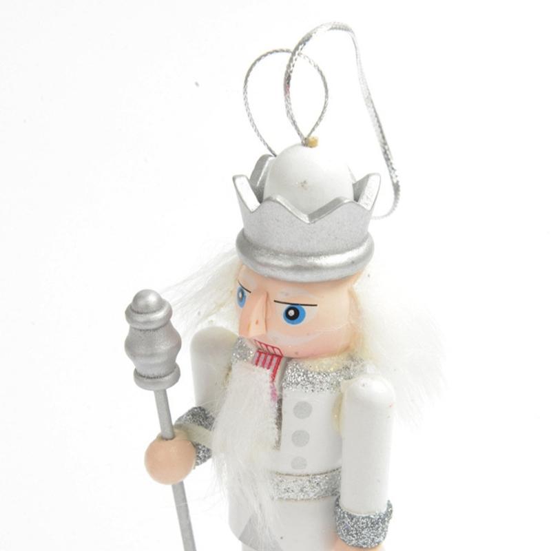 Multipurpose Christmas Nutcrackers Soldiers Sturdy Wood Figures for Seasonal Fireplaces Embellishment Home Decoration