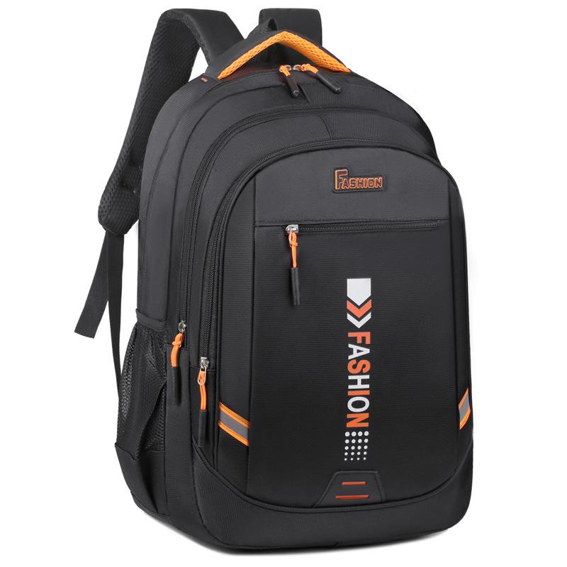 

Oxford Unisex Backpack With 16in Laptop Compartment For Travel School Gift Bag помаранчевий