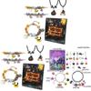 Halloween Costume Jewelry Set With Pumpkin Bat Ghost Charms For Holiday Decor And Gifts