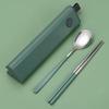 2/3Pcs Pull-out Cutlery Box Portable Cutlery Set Chopsticks Fork Spoon Dinner Set  Dinner Set
