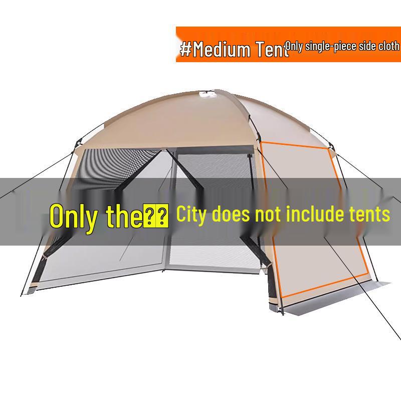 Four Seasons Outdoor Camping Sunshade Tent with Mesh Anti-Mosquito Protection and Rainproof Design
