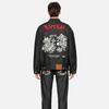 EVISU Denim Jackets Men's Black Moderate Straight Fit 2EAHTM3DJ7001LFCS