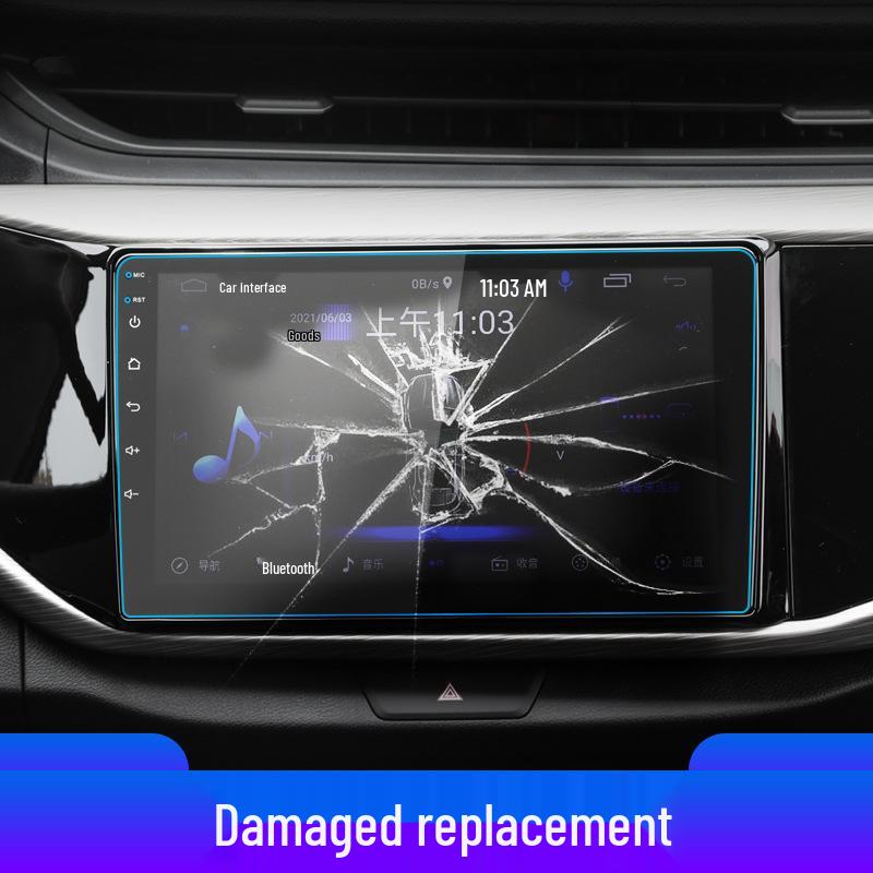 Chery Arrizo 5GT Navigationsbildschirm Schutz - Gehärtete Folie, Zentrale Steuerung Plus, Autozubehör für 24 Modelle
