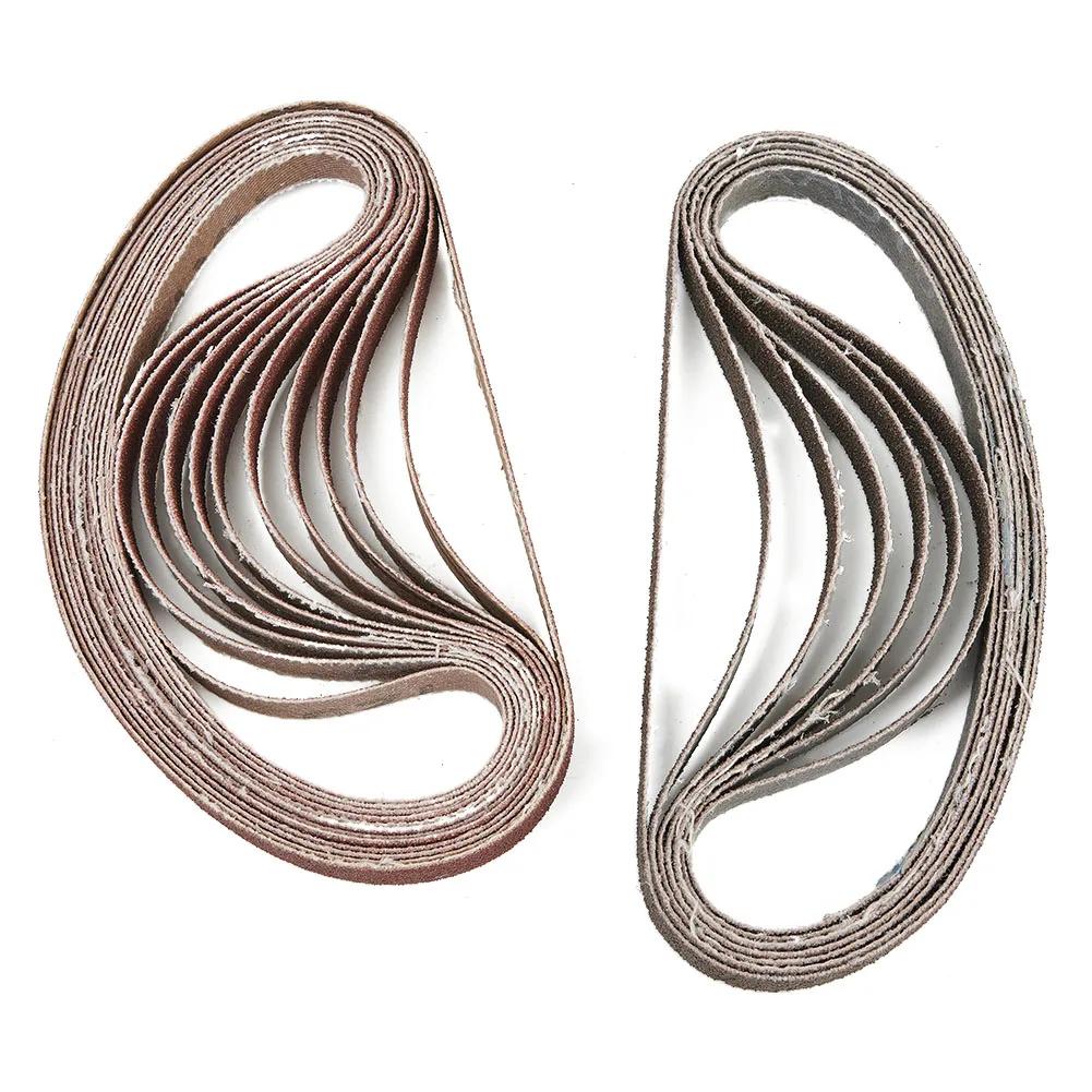 50pcs Sanding Belt 60/80/100/120 Grits For 10x330mm Sanders File Sanders Sander Angle Grinder Modified Accessories