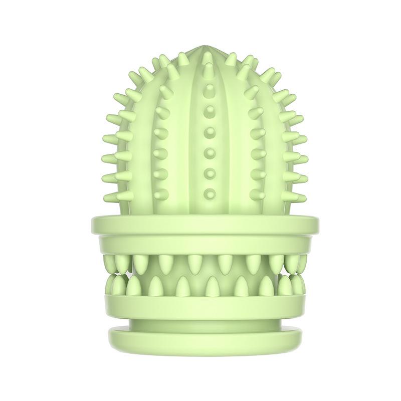 

Новые игрушки для домашних животных: Прочный и милый кактус, игрушка-шарик из термопластичной резины для грызения и чистки зубов для собак Medium зелёный