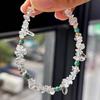 Handmade White Crystal Beaded Bracelet 2025 - Elegant Light Luxury Socialite Style