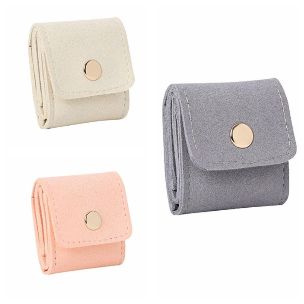 Container Necklace Ring Packing Bag Velvet Earrings Organizer Portable Jewelry Display Bag  Women