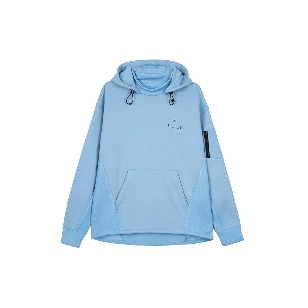 Jordan Engineered Fleece Hoodie With Letter Print Men Tops Blue DV7682-427