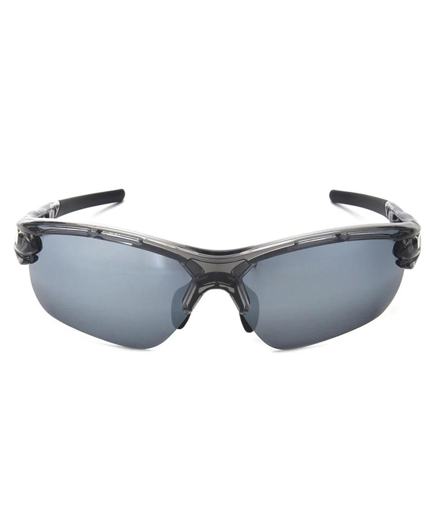 Meleusibaendeu Kd02 Polarized Goggle-Style Sports Sunglasses Gray