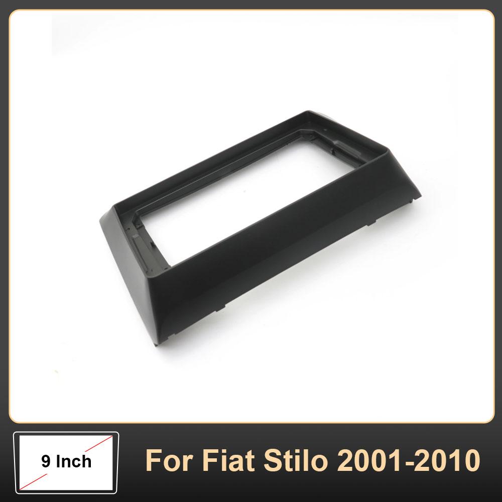 9 Inch Car Frame Fascia Adapter Canbus Box Decoder Android Radio Audio Dash Fitting Panel Kit For Fiat Stilo 2001-2010