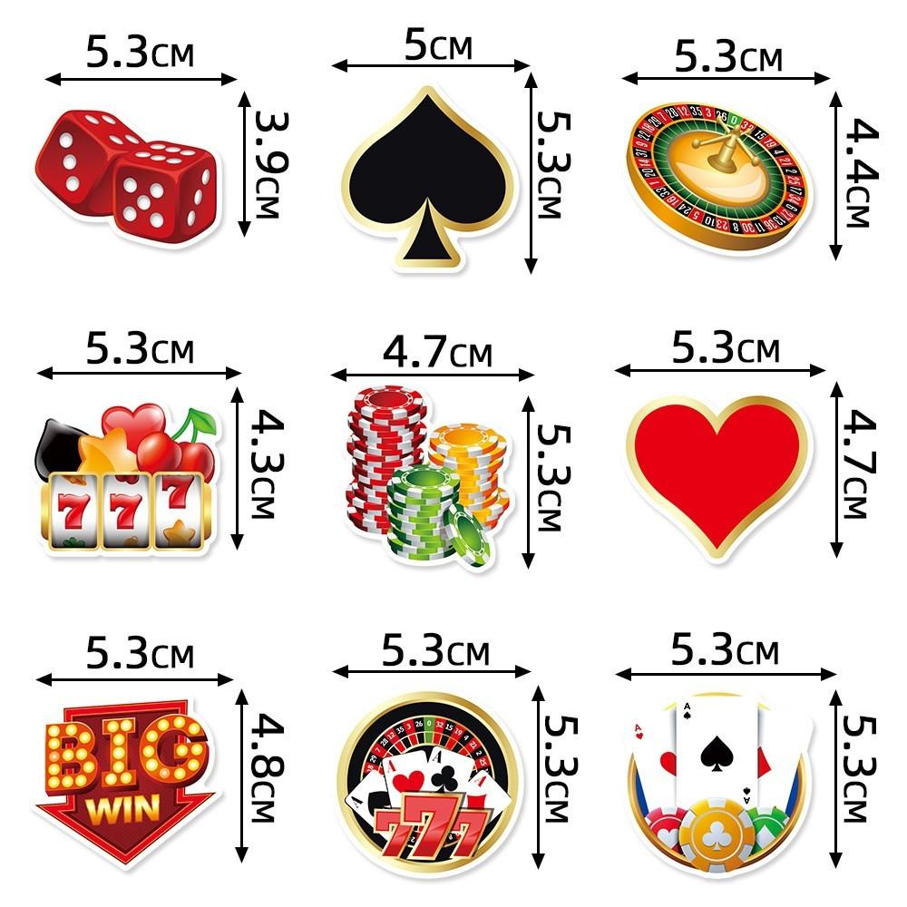 Casino Card Scatter Confetti For Birthday Party Table Decor Atmosphere Festive