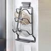 Pot Lid Rack, Non Perforated Wall Mounted Kitchen Storage Rack, Large Vegetable Board Holder, Household Storage Multi-layer Cutting Board Rack