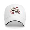 Theater Masks Drama Comedy Baseball Cap Black with Red Accents Classic Stage PerforUnisexce Design Adjustable Fit for Adults