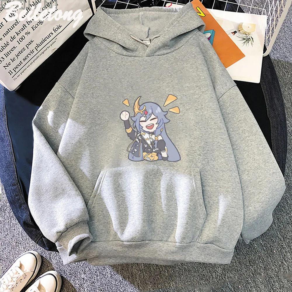 Honkai Impact 3rd Anime Hoodies Kawaii Cartoon Sweatshirts Cute Manga Woman Man Long Sleeve Sweatshirts Pullovers