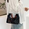 New Trend Fashion Flower Dumpling Bag Beaded Niche Portable Chain Single Shoulder Crossbody