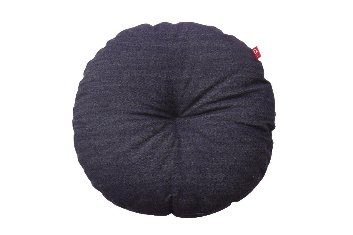 

Подушка Ikehiko для гостиной, джинсовая ткань, круглая, 55 x 5 см, 9144759 «Леон», прибл.