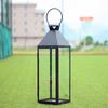 European-Style Wrought Iron Windproof Lanterns - Floor-Standing & Handheld Candlestick Ornaments for Weddings and Courtyard Decoration.