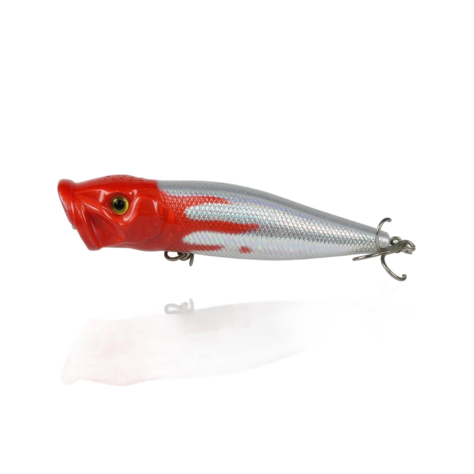 

Fishing Lure Popper Bait Artificial Fishing Lure Durable Hard Body Floating Lure for Freshwater Saltwater Fishing Tackle one size