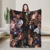 New Arrival Criminal Minds Spencer Reid Flannel Blanket  Warm Throw Blanket for Couch Chair Camping Bedspread Sofa Bed Cover