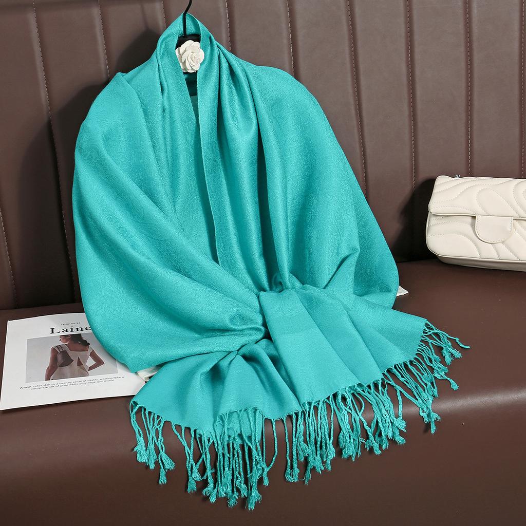 Luxury Brand Light Luxury Shawl Women'S Wrap Scarf Design Jacquard High-End Imitation Cashmere