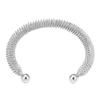 Adjustable Spring Bracelet Fashion Opening C Shaped Handchain Bohemian Stainless Steel Wristchain Bangle Women Accessory