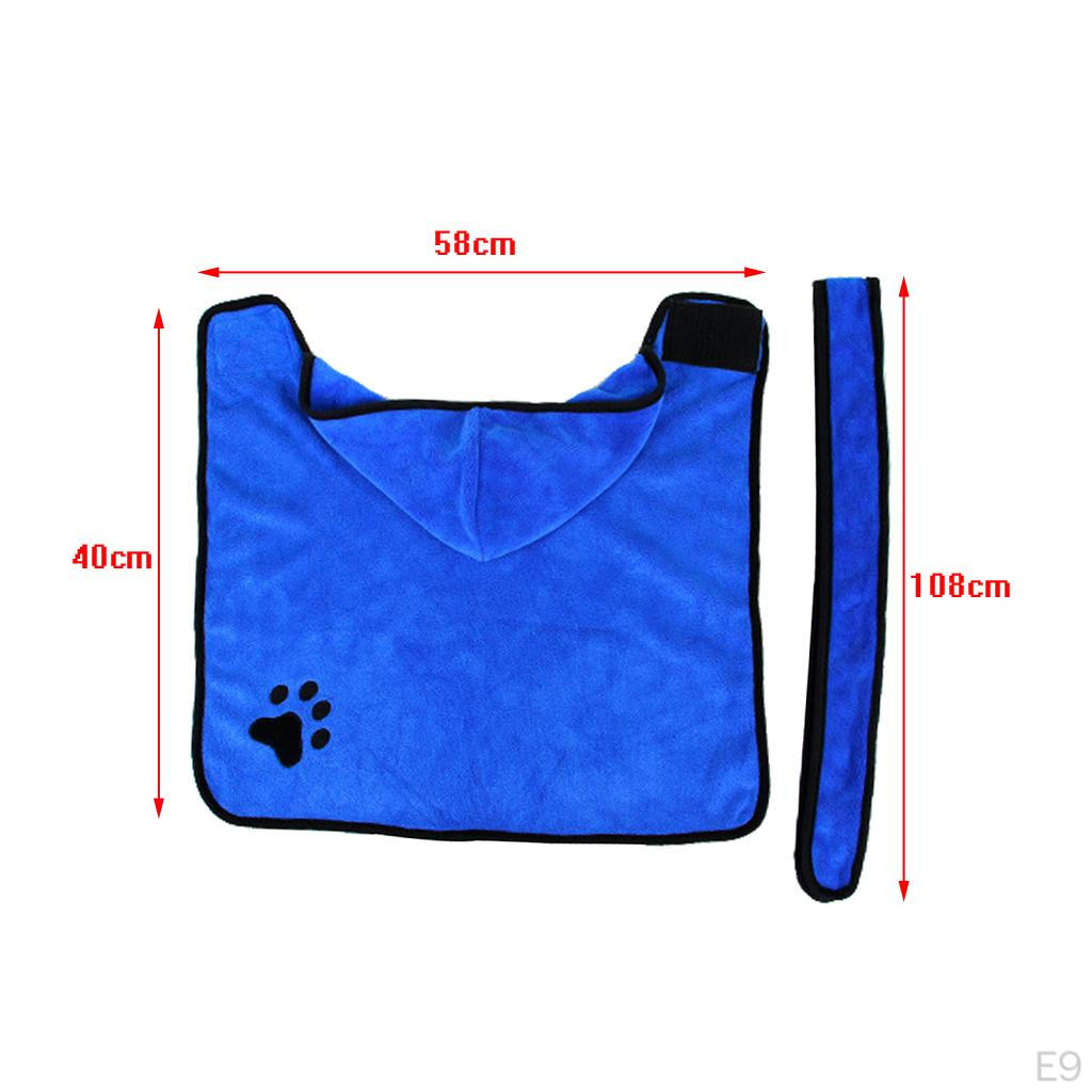 Water Absorption Drying Bathrobe For Cat and Dog