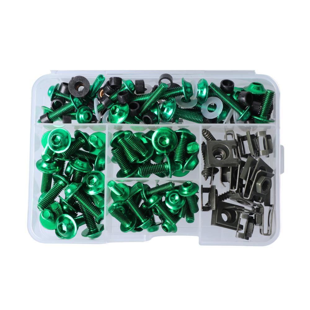 177pcs M5/M6 Screws Motorcycle Aluminum Fairing Bolt Windshield Cover Screws For Honda Kawasaki YAMAHA BMW SUZUKI CBR600RR 900RR