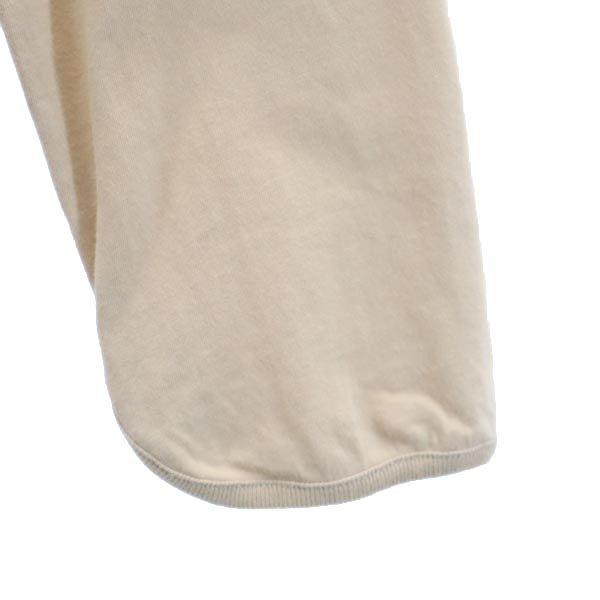 SEE BY CHLOE Logo Print Long Sleeve T-shirt 38 Beige Ron T Women Used