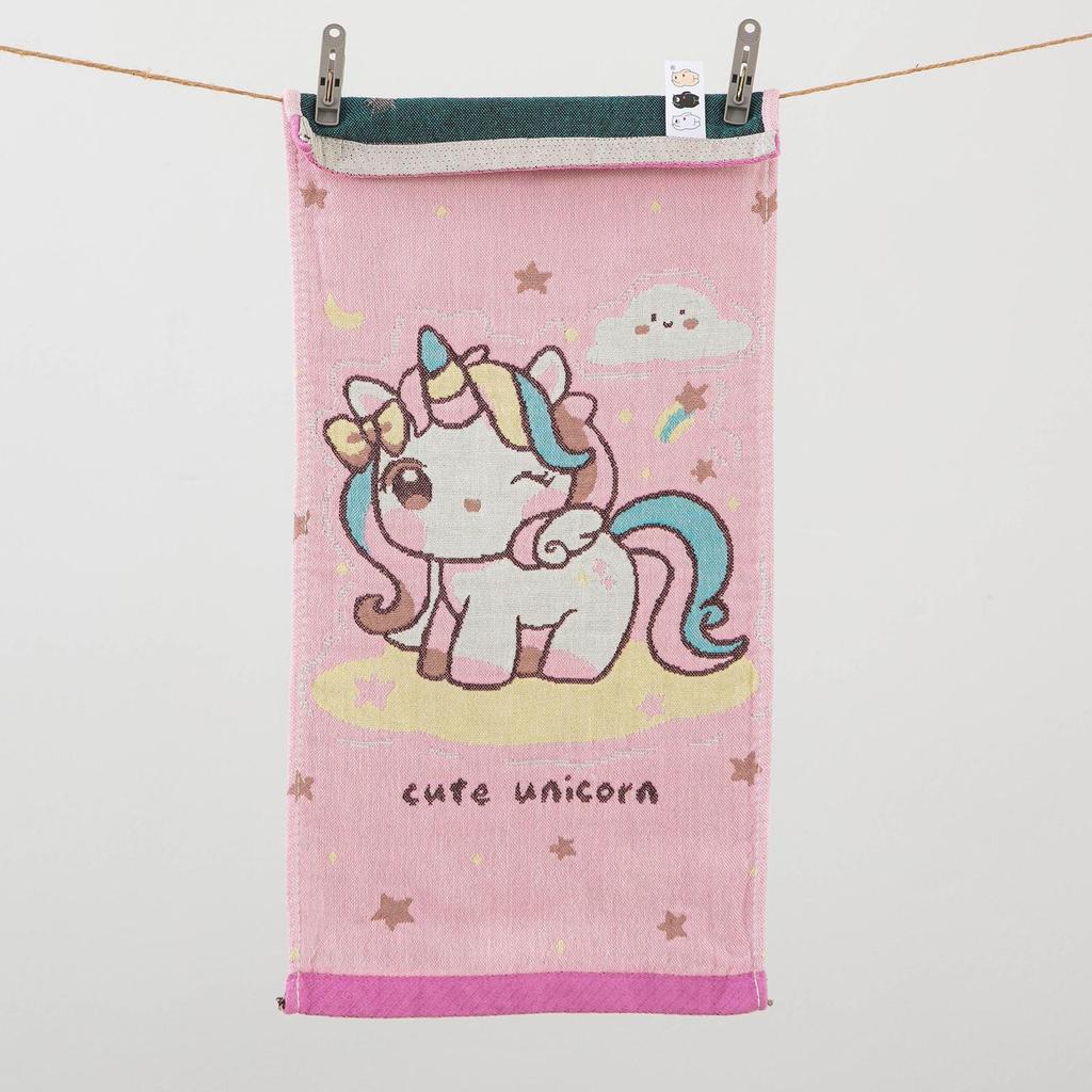 Pure Cotton Gauze Children's Washcloth - Soft, A-Class Towel for Baby, Bath, & Face Use.