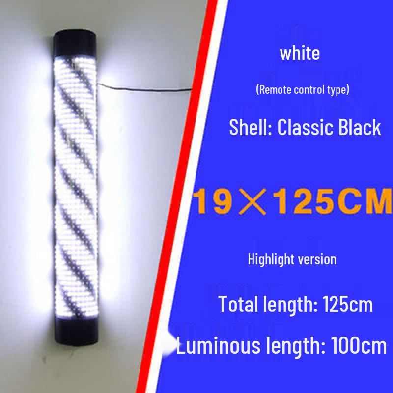 Wall-Mounted Waterproof LED Rotating Barber Shop Light Box