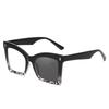 New Fashion Color Blocked Cat Eye Women'S Sunglasses Outdoor Neutral High Quality Personalized Uv400 Sunscreen Glasses