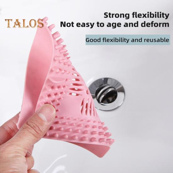 4 Bucăți Sifon de Duș Colector de Păr Pătrat Plastic Strecurătoare Chiuvetă Anti-Înfundare Cadă de Baie & Bucătărie Filtru Sifon Previne Țevile Înfundate Protecție Păr