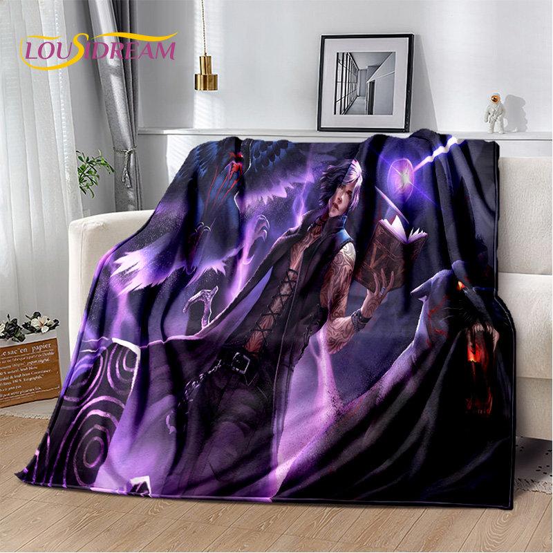 3D D-Devil May Cry DMC Game Gamer Soft Plush Blanket,Flannel Blanket Throw Blanket for Living Room Bedroom Bed Sofa Picnic Cover