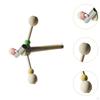 Parrot Spinning Ferris Wheel Toy Rotating Interactive Play Portable Bird Chewing for
