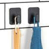 2x Self-Adhesive Towel Rack, Kitchen Hook, Bathroom Hook