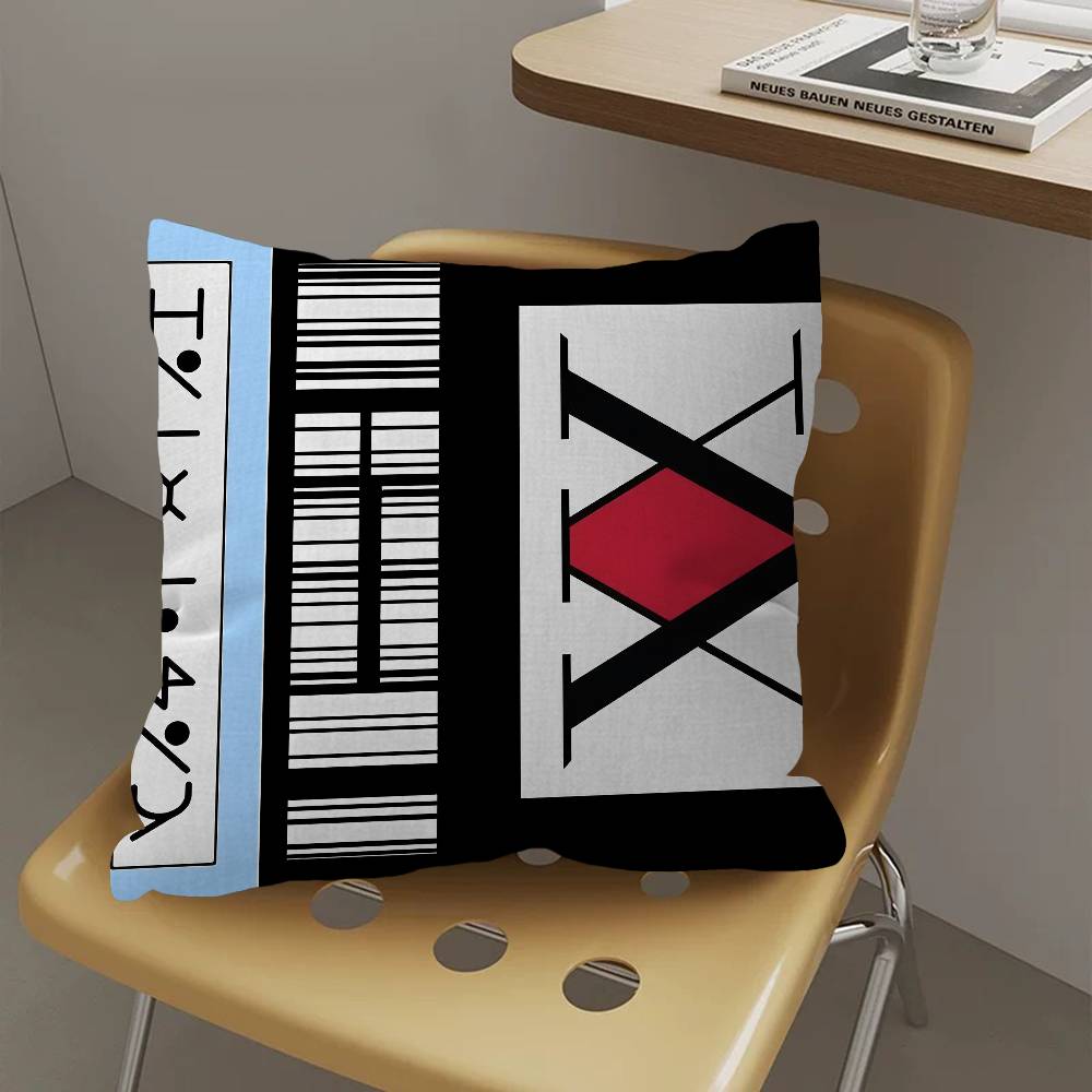 Anime Hisoka Hunter X Hunters Pillow Cushion Cover Pillowcase Living Room Sofa Home Decor