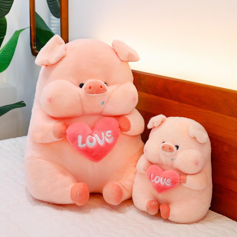 23cm Kawaii Pig Plush Toys Pillow Cartoon Lovely Pig Plush Doll Soft Stuffed Animals Doll Cushion Birthday Gift for Girlfriend