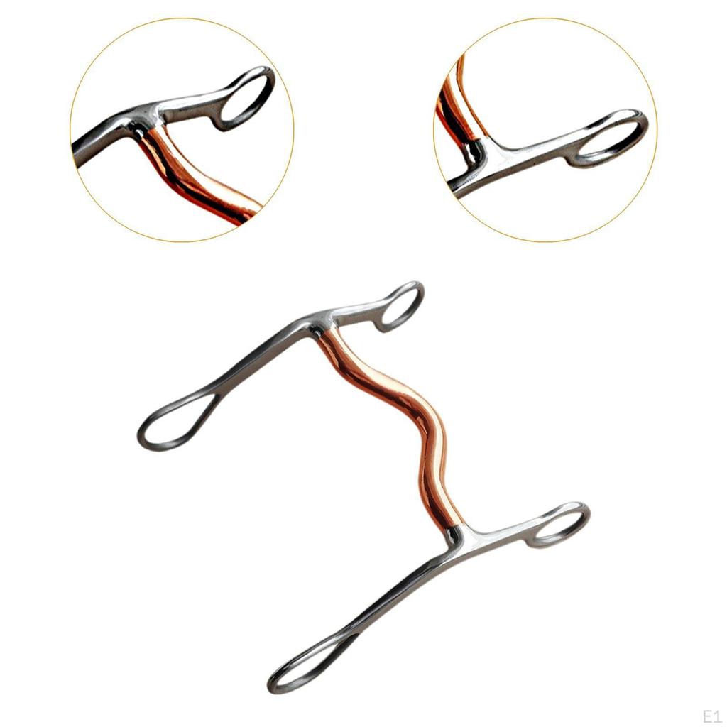 Westernové uzdečky, Jazdecké udidlo, Medené uzdečky, Nerezové tréningové udidlo pre