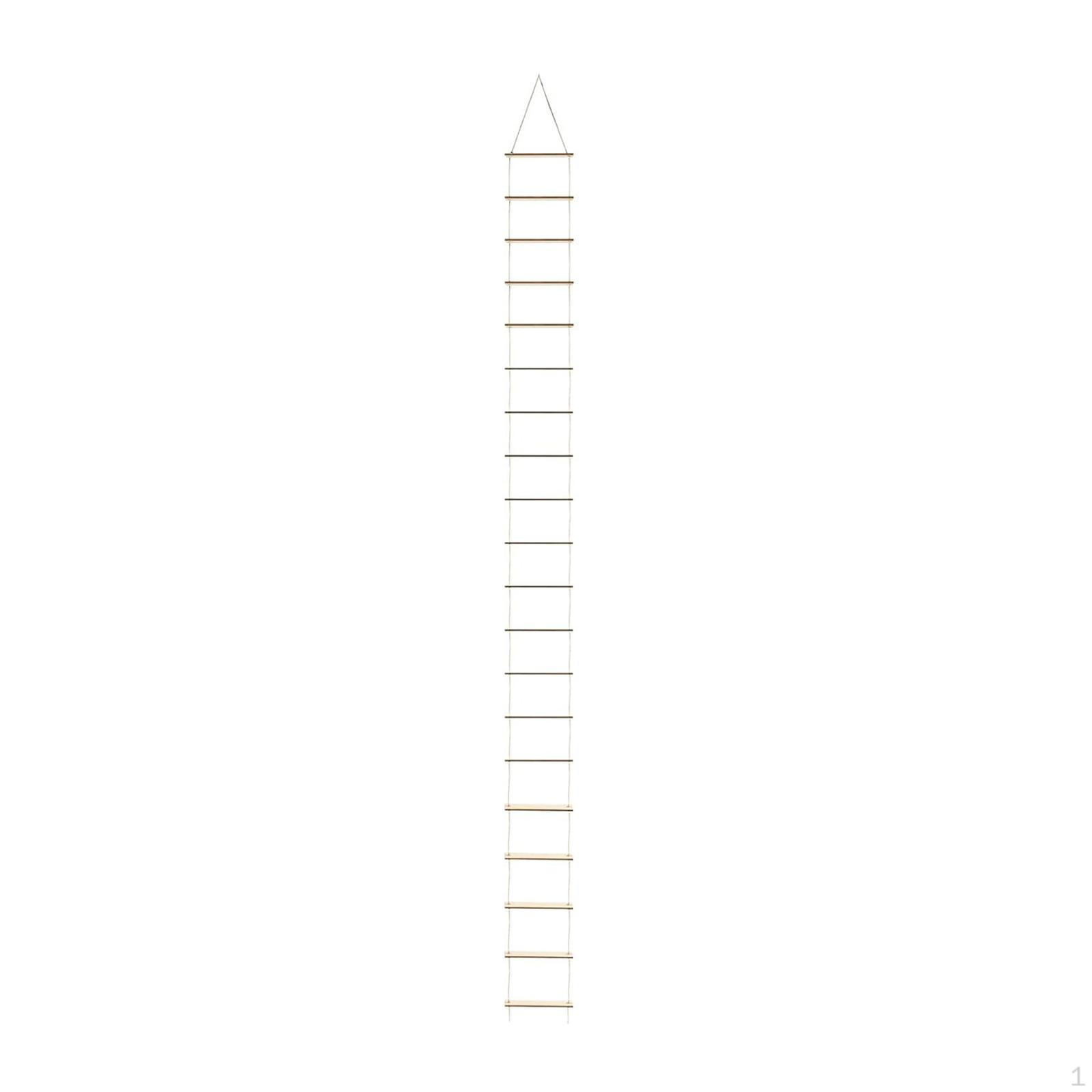 

Мини Веревочная Лестница Рождественское Украшение Миниатюрная Мебель Аксессуары Гнома с 20 Деревянными Ступенями