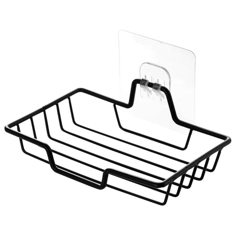 No Punching Wall Mounted Soap Rack Stainless Steel Soap Dish Durable Soap Holder  Home Bathroom