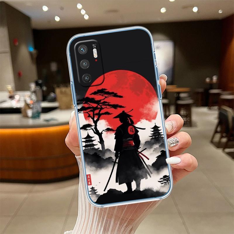 

NH34 Japan Samurai Mask Case for Motorola E13 E15 E20 E22 E22I E22S E30 E32 E40 E7 E7I G Plus Power Play Stylus G22 G14 Motorola Moto G (2024)