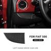 Real Soft Carbon Fiber For Fiat 500 Abarth 595 2016-2018 2019 2020 2021 2022 2023 Abarth 695 2017-2023 Car Main Driver Co-liopt.
