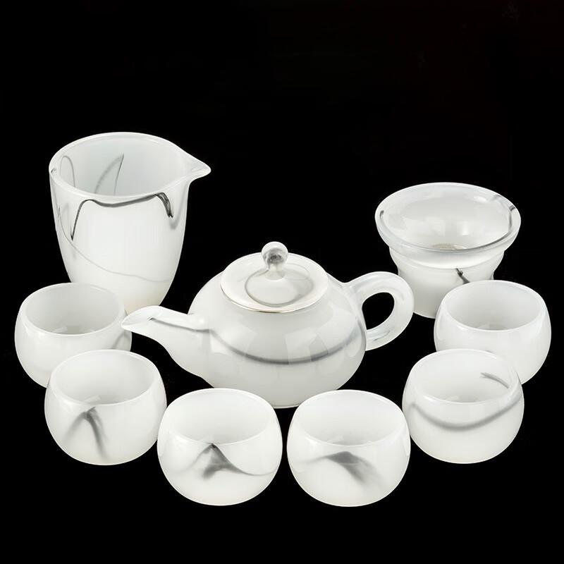 Ink Fragrance Glazed Kung Fu Tea Set