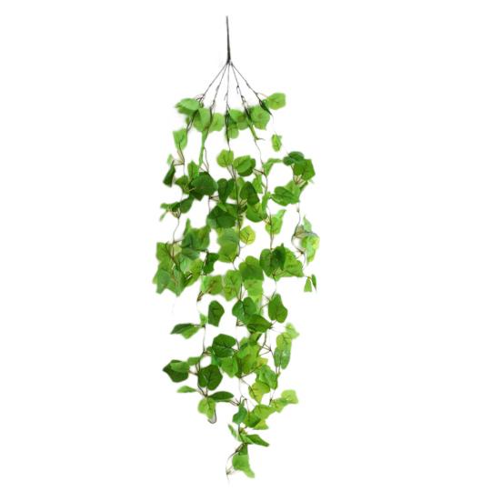 Hanging Artificial Green Plants UV Resistant Realistic Fake Leaf Vine Ivy Wedding Party Indoor Outdoor Garden Wall Hanging Faux Greenery Decoration