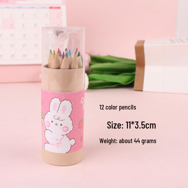 Colorful 12-Count Short Pencils for Kids - Perfect for Writing, Drawing, and Doodling in School or at Home!