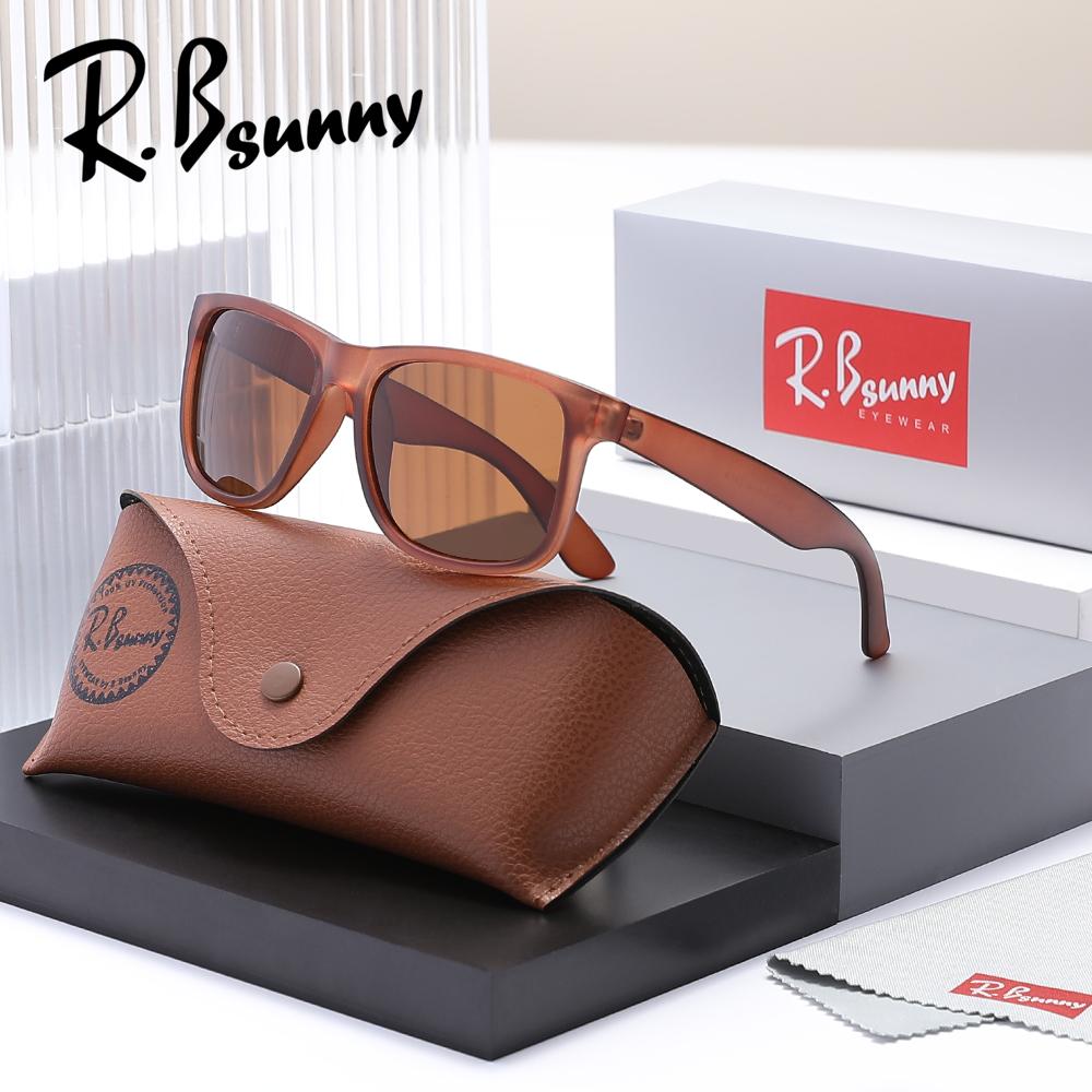 R.Bsunny Luxury Original Polarized Sunglasses Men Women UV400 Anti-Glare Driving Glasses Sports Trendy Classical Eyewear