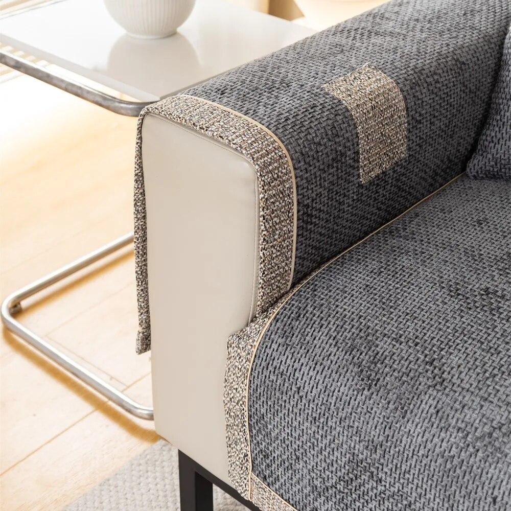 Decoración Hogar Chenille Sofa Cover Four Seasons Universal Sofa Towel Anti-slip Couch Cushion Living Room Sofas Protector Cover